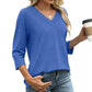 Goldie Blue 3/4 Sleeve Tee Shirt