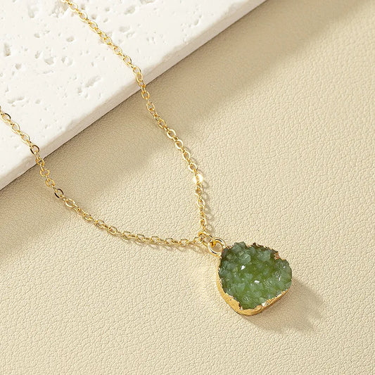 Green Pendant Necklace
