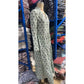 Contessa Green Boho Patterned Maxi Dress