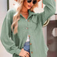 Marceline Textured Button Up Long Sleeve Shacket - 4 Colors