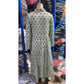 Contessa Green Boho Patterned Maxi Dress