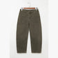Vada Four Leaf Clover Square Patch Pocket Ankle-length Barrel Jeans