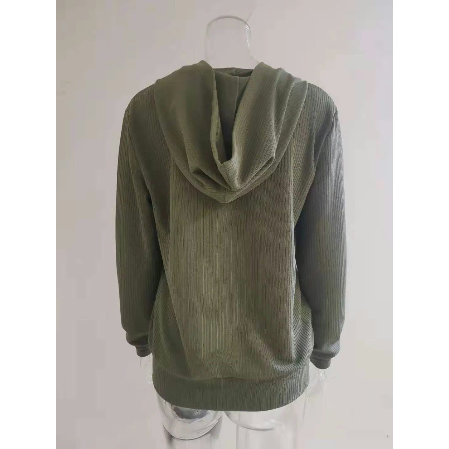 Ginna Green Zip Up Hoodie