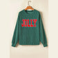 Evergreen JOLLY Corded Long Sleeve Top and Pockets Pants Set