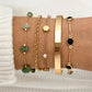 5 Piece Chain Link Bracelet Set