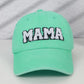 Puff‑Stitch MAMA Baseball Cap - 7 Colors