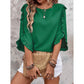 Manda Three-quarter Butterfly Sleeve Top - 5 Colors
