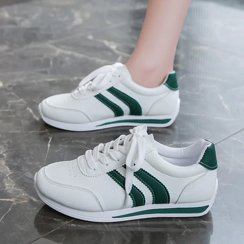 Colorblock PU Leather Kicks - 3 Colors