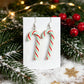 Candy Cane Earrings - 4 Colors