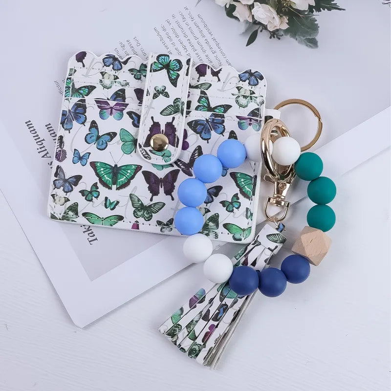 Butterfly Wristlet Keychain - 3 Colors