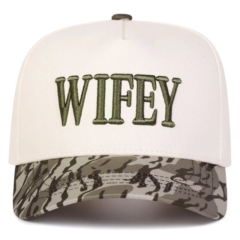 Wifey Embroidered Baseball Cap - 3 Colors