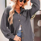 Marceline Textured Button Up Long Sleeve Shacket - 4 Colors
