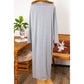 REDUCED!!!  Jacklyn Light Grey Split Long Cardigan and Skinny Pants Lounge Set  REDUCED!!!