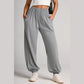 Dodie Grey Smocked High Waist Joggers