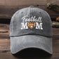 Football Mom Embroidered Baseball Cap - 9 Colors