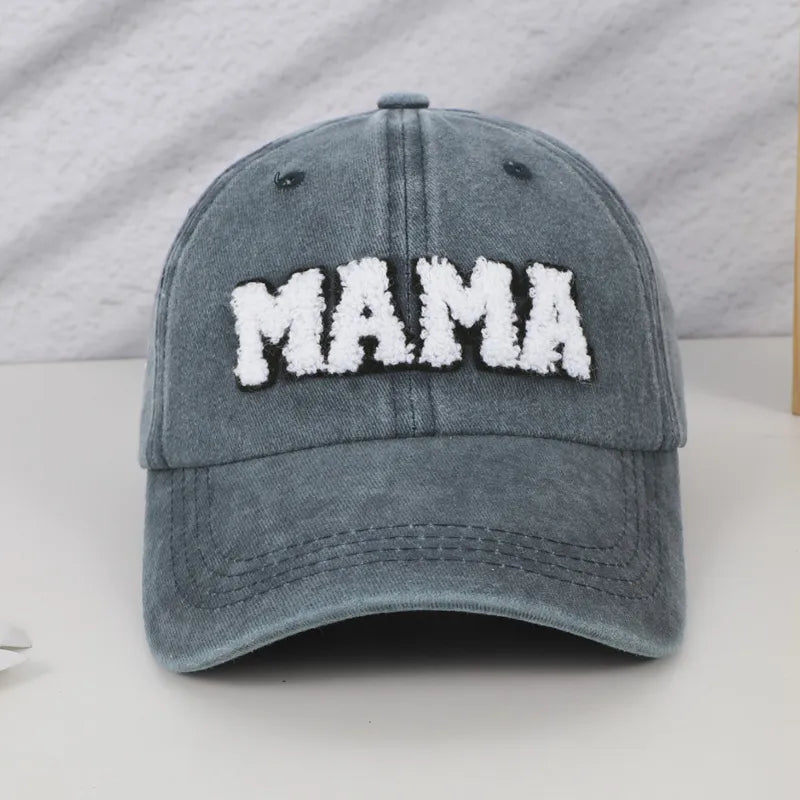 Puff‑Stitch MAMA Baseball Cap - 7 Colors