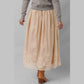 Hannah Embroidered Mesh Overlay Flowy Long Skirt