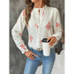 Harley Crimson Folk Lace Button Up Blouse