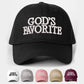 God's Favorite Embroidered Baseball Cap - 6 Colors