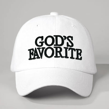 God's Favorite Embroidered Baseball Cap - 6 Colors