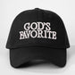 God's Favorite Embroidered Baseball Cap - 6 Colors