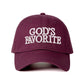 God's Favorite Embroidered Baseball Cap - 6 Colors