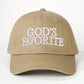 God's Favorite Embroidered Baseball Cap - 6 Colors
