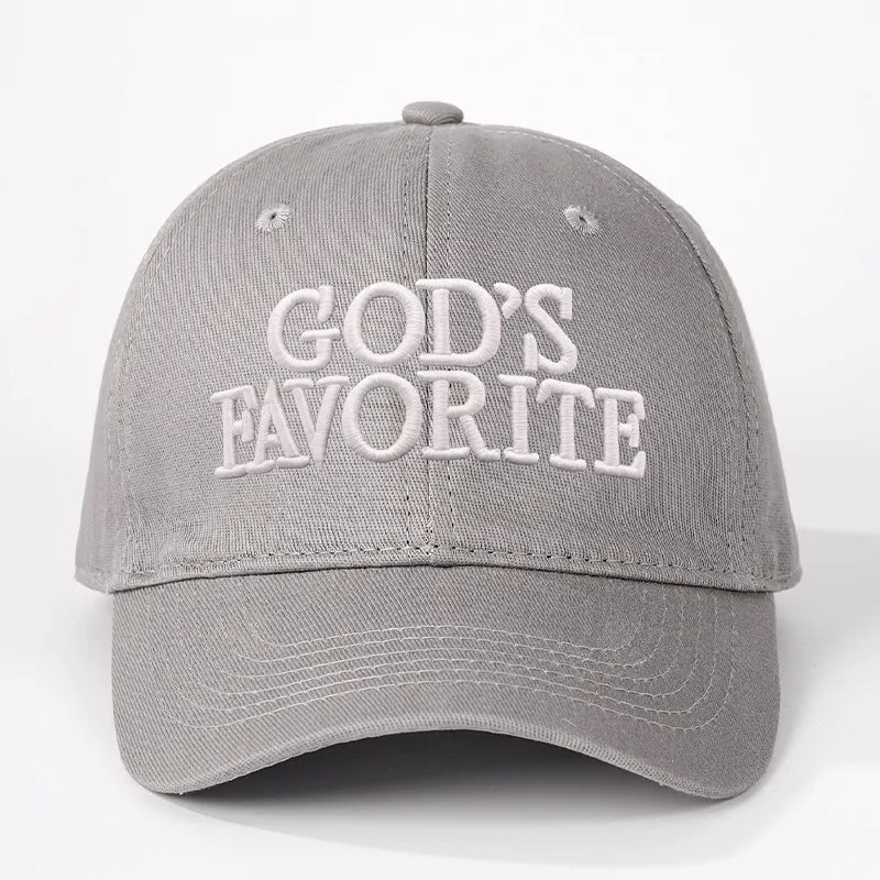 God's Favorite Embroidered Baseball Cap - 6 Colors