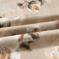 Hayden Khaki Retro Floral Print Relaxed Barrel Jeans