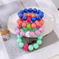 Hearts Resin Bracelet - 4 Colors