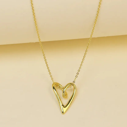 RTS Golden Heart Necklace