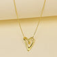 RTS Golden Heart Necklace
