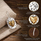 Hammered Heart Drop Earrings