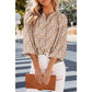 Hilma Bohemian Floral Puff Sleeve Full Button Shirt