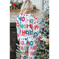Ho Ho Ho Print Long Sleeve Lounge Set