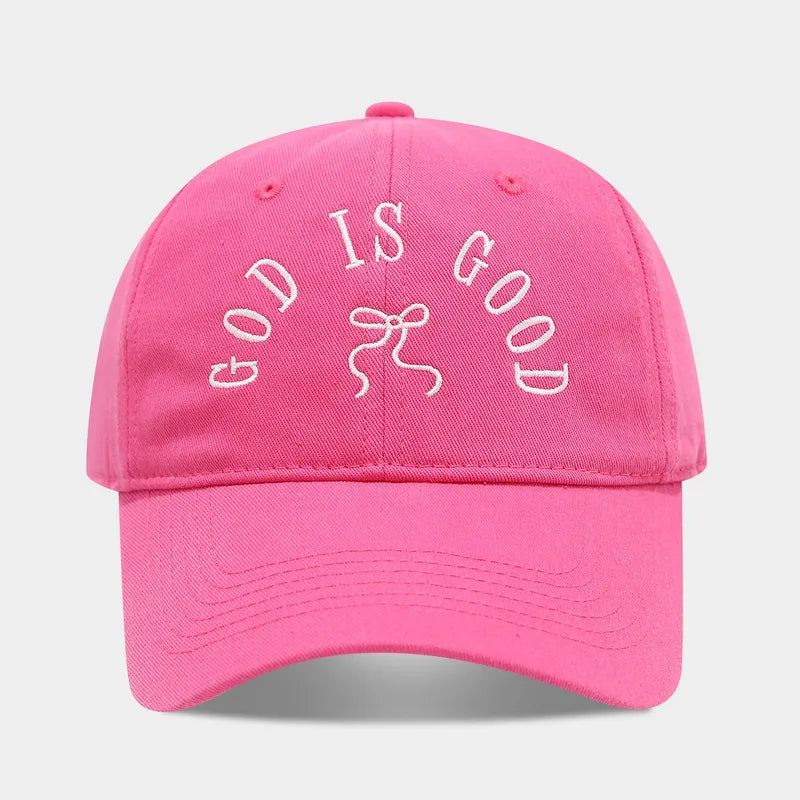 God is Good Embroidered Baseball Cap - 9 Colors