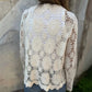 Irma Vintage Lace Crochet Button Cardigan