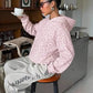 Isadora Pink Leopard Hoodie