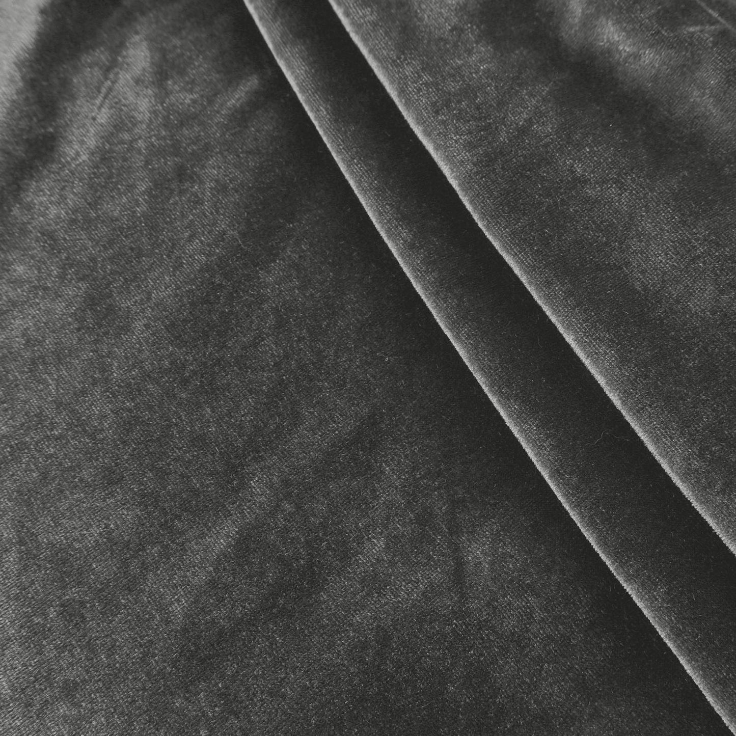 Ivey Grey Velvet Zip Up Hoodie