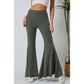 Jasmeen Green High Waist Fit and Flare Pants