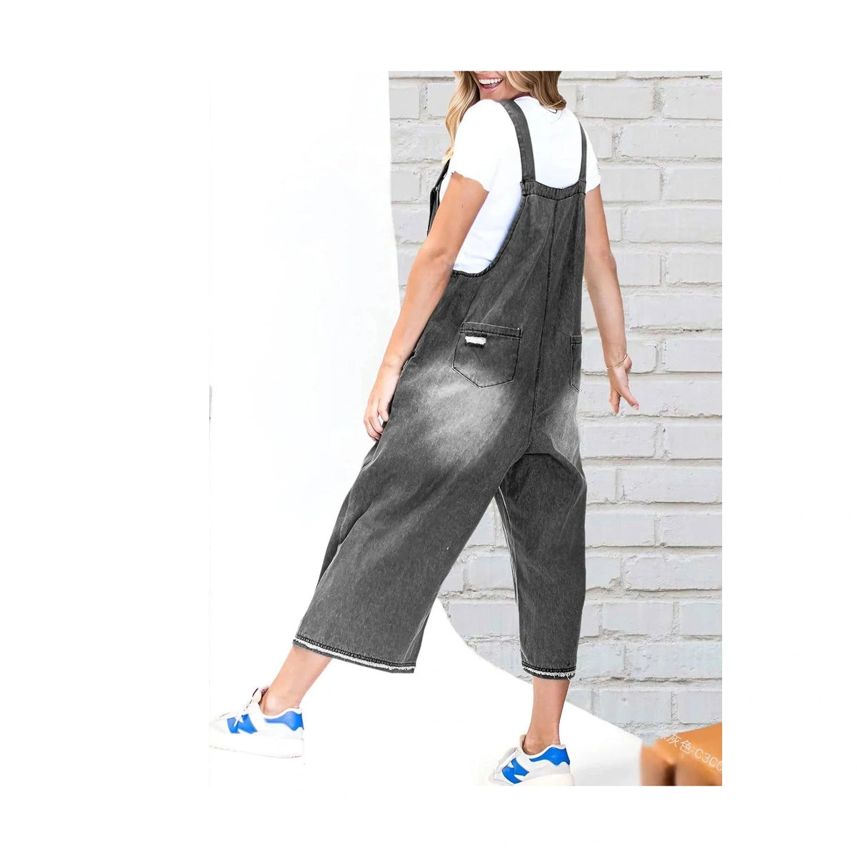 Jessika Distressed Denim Overalls - 4 Colors