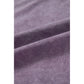 Jettie Purple Mineral Wash Exposed Seam Side Slit Sweatshirt
