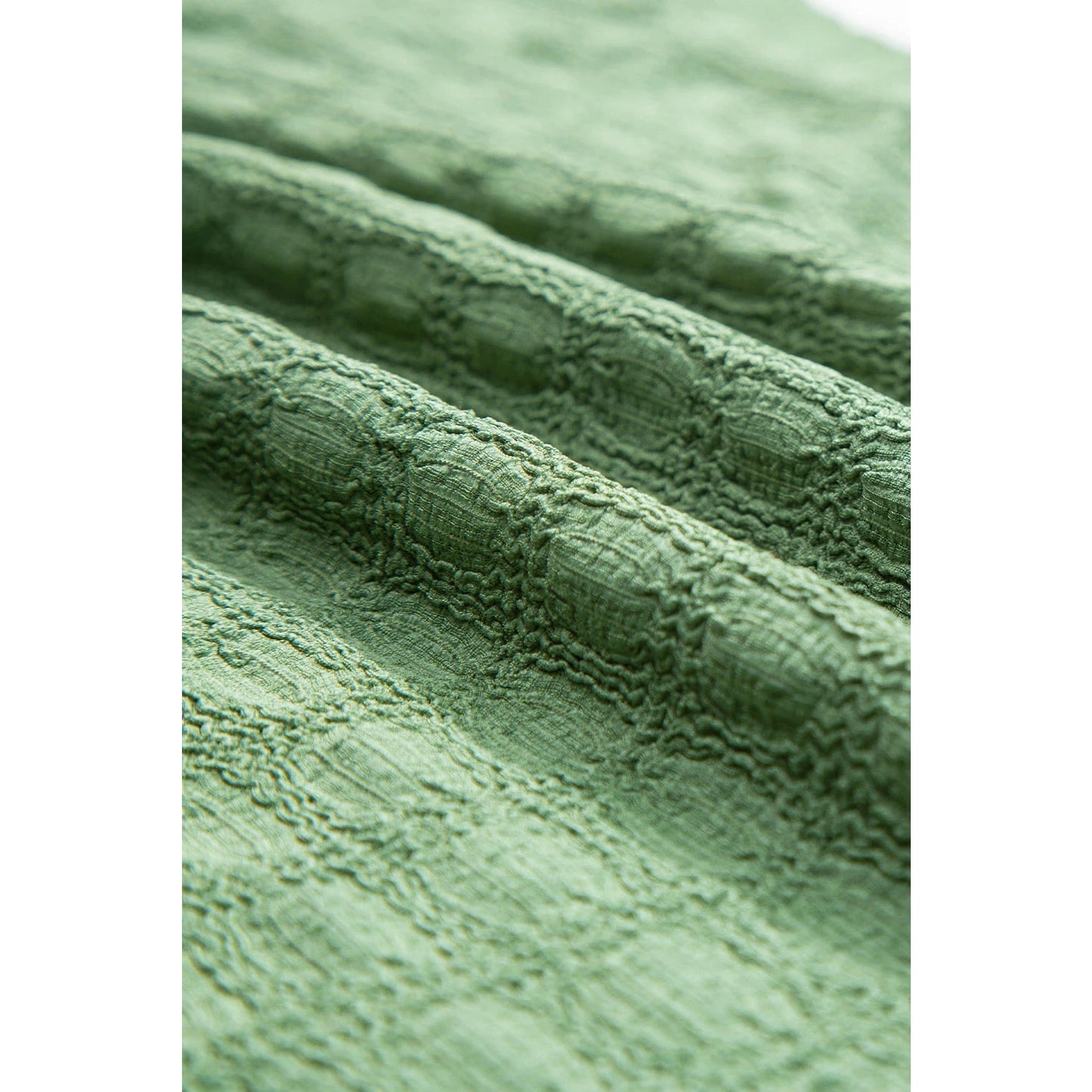 Joie Grass Green Textured Batwing Sleeve Tee