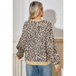 Juditha Parchment Leopard Print Crew Neck Sweatshirt