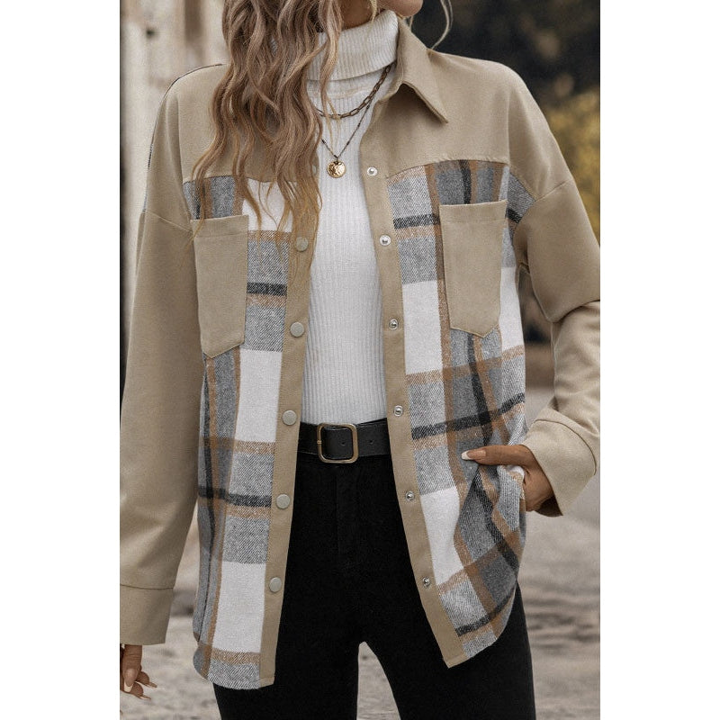 Juliet Patchwork Plaid Shacket