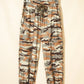 Junee Camouflage Printed Drawstring Elastic Waist Jogger Pants