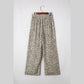 Tressie Brown Leopard Drawstring Elastic Waistband Loose Pants