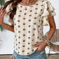 Karlea Playful Bow Ruffle Top