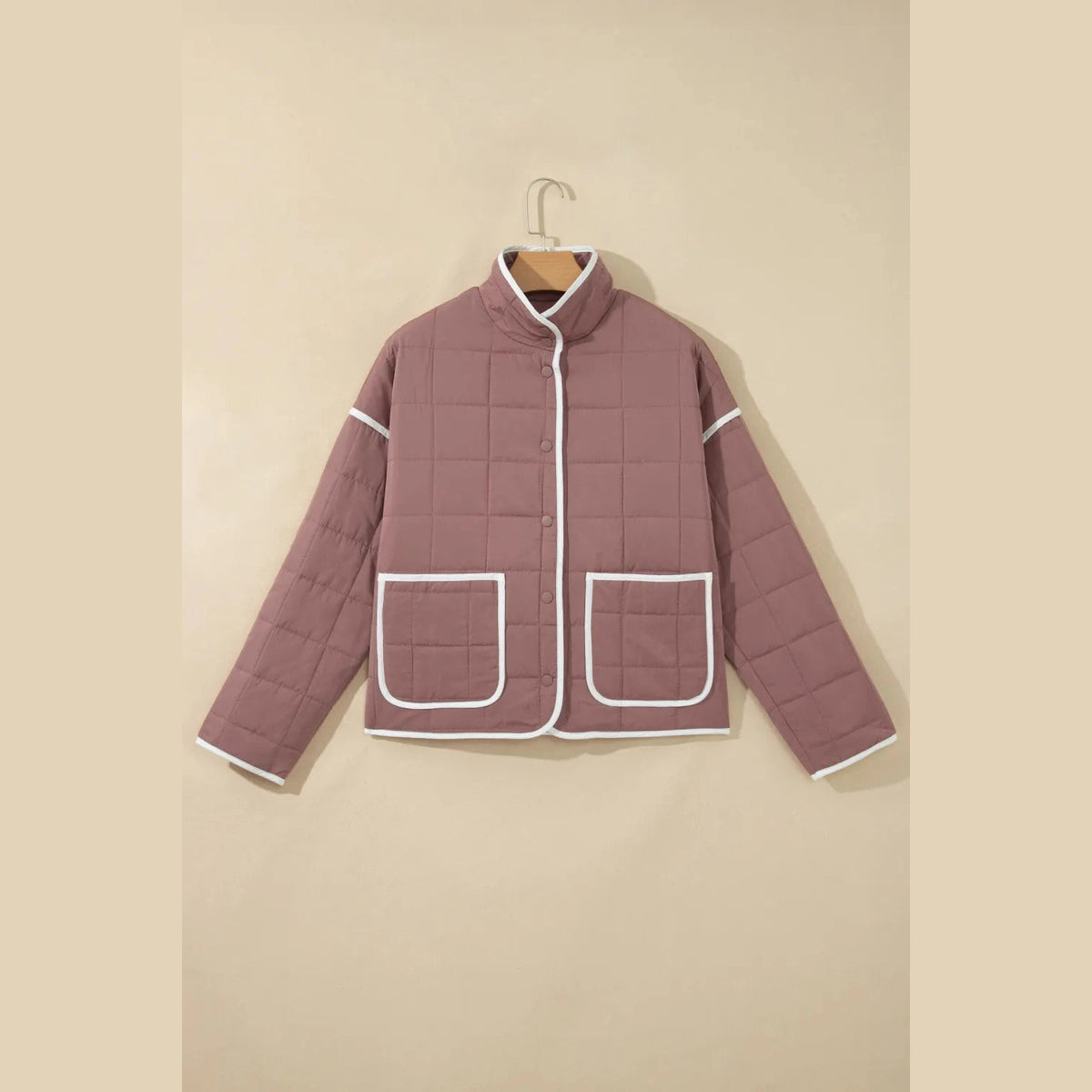 Kassin Quilted Metal Button Pocket Jacket