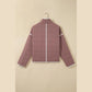 Kassin Quilted Metal Button Pocket Jacket